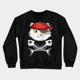 Pirate Cat Crewneck Sweatshirt